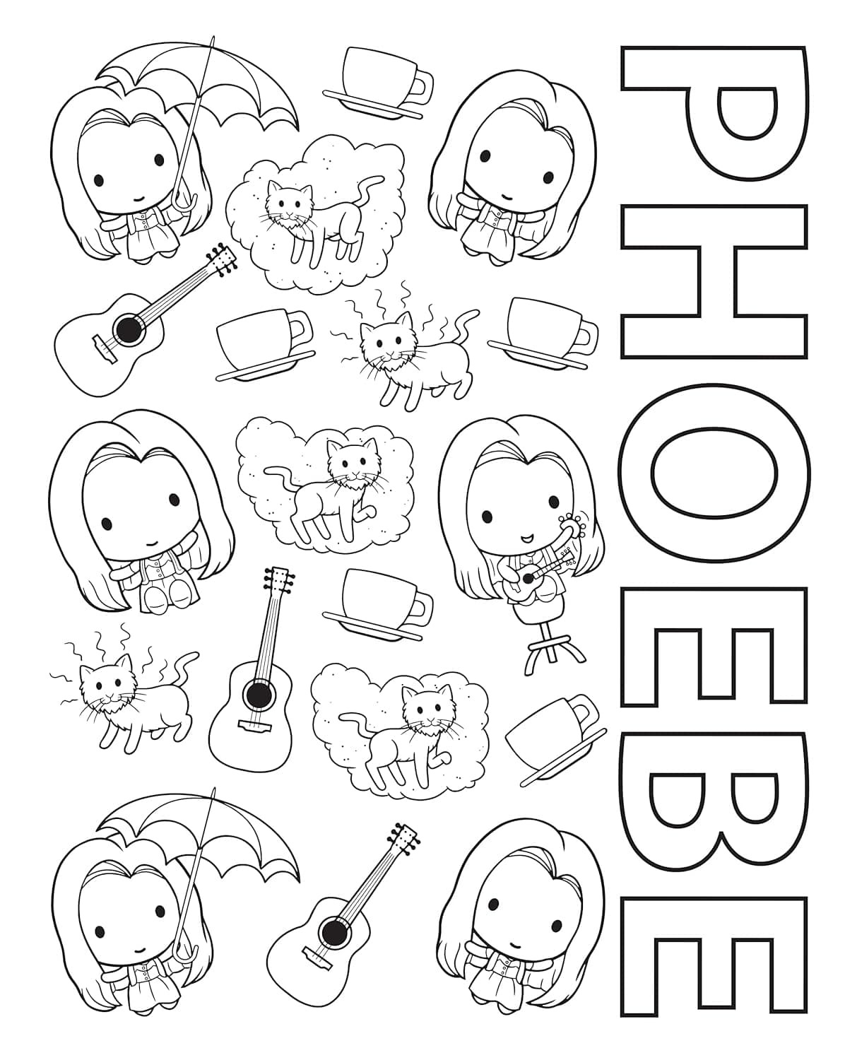 The Official Friends Coloring Book: The One with 100 Images to Color!