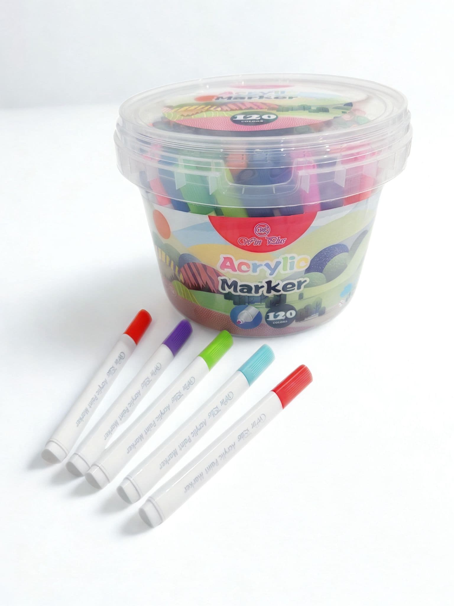 120 Kids Acrylic markers