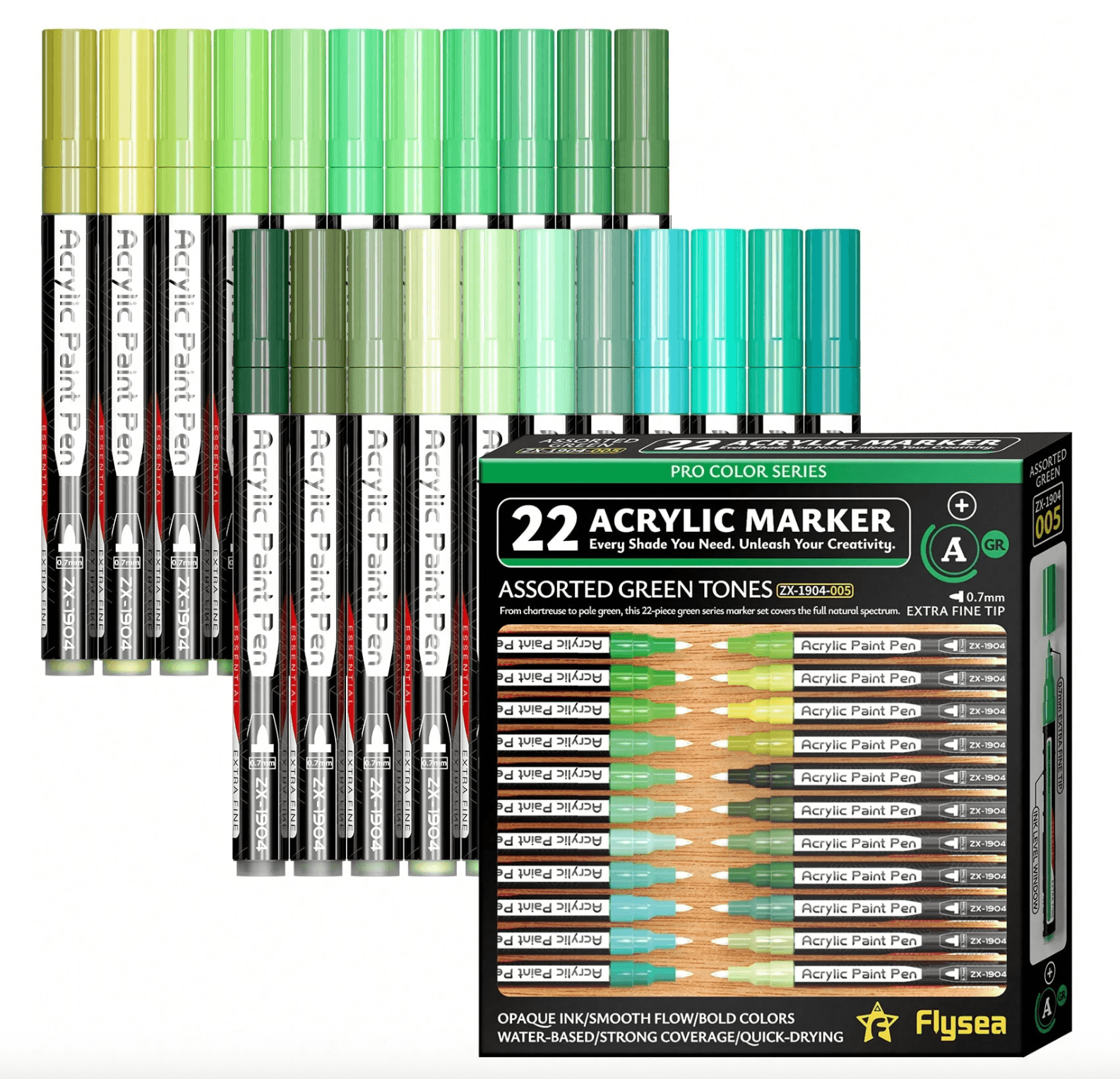 Flysea Fine Tip Tone Set (22 colors)
