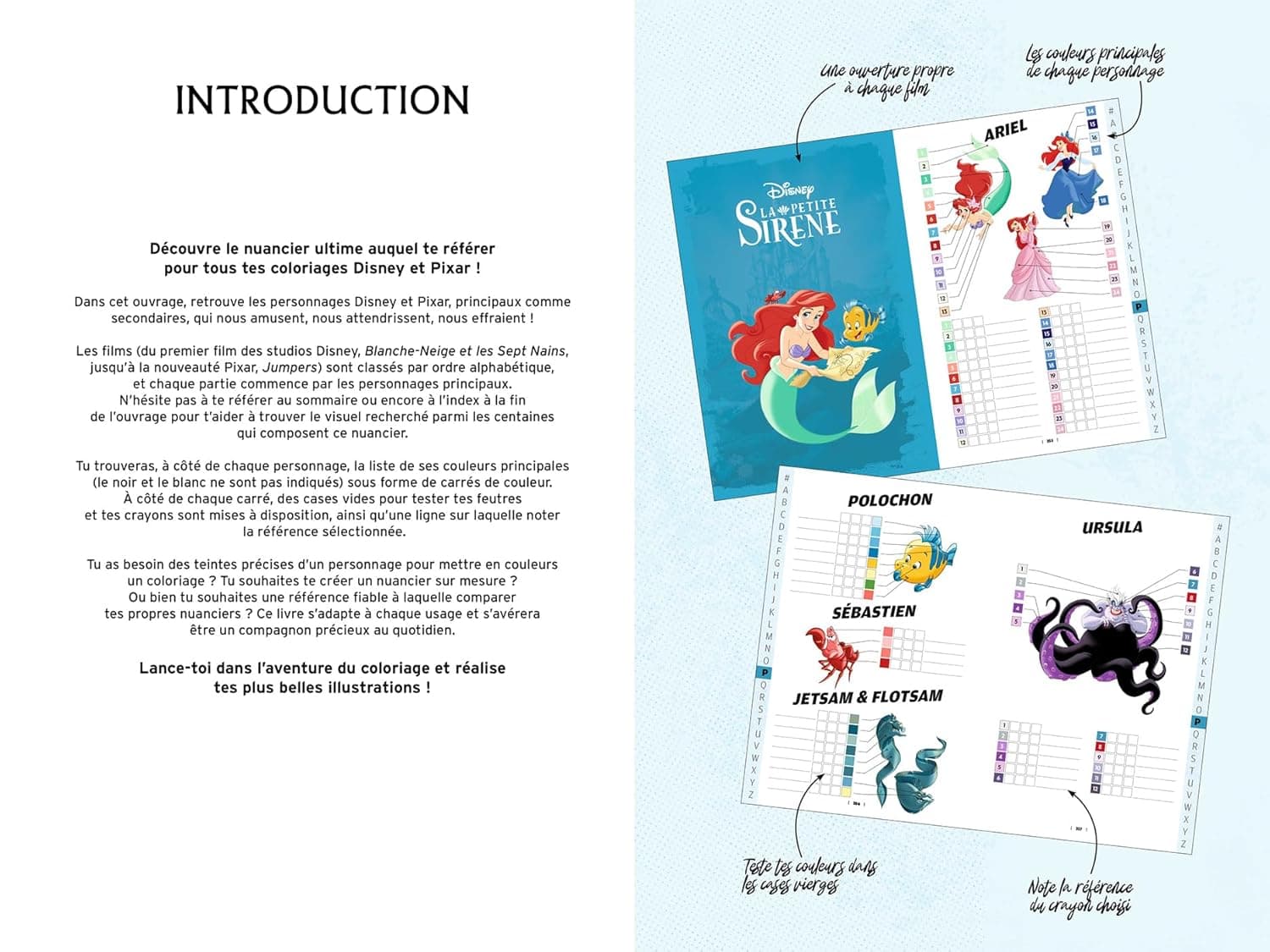 Guide des Couleurs des Personnages (Disney Characters Color Guide)