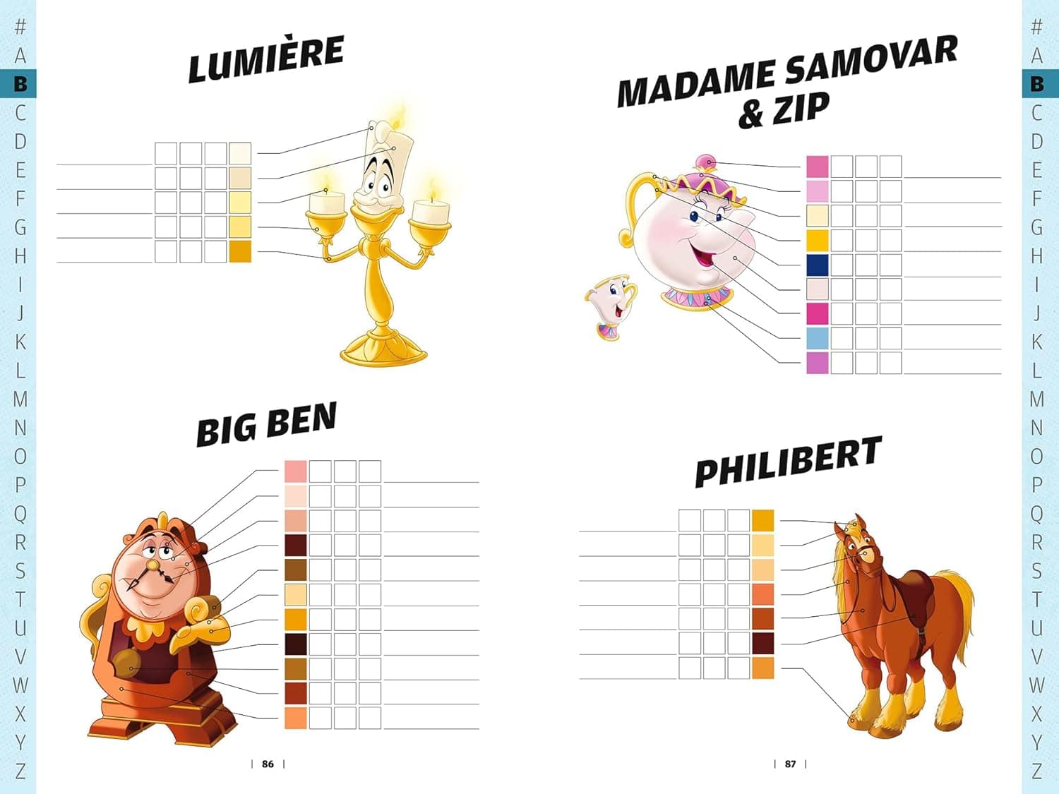 Guide des Couleurs des Personnages (Disney Characters Color Guide)