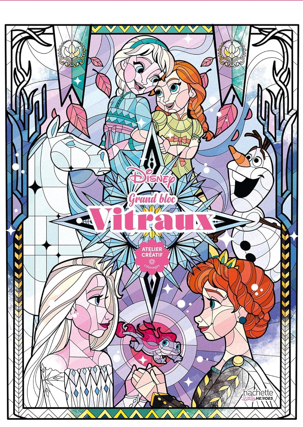 Grand bloc Disney : Vitraux