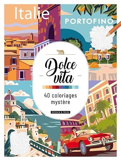 Dolce Vita - 40 Mystery Colorings!