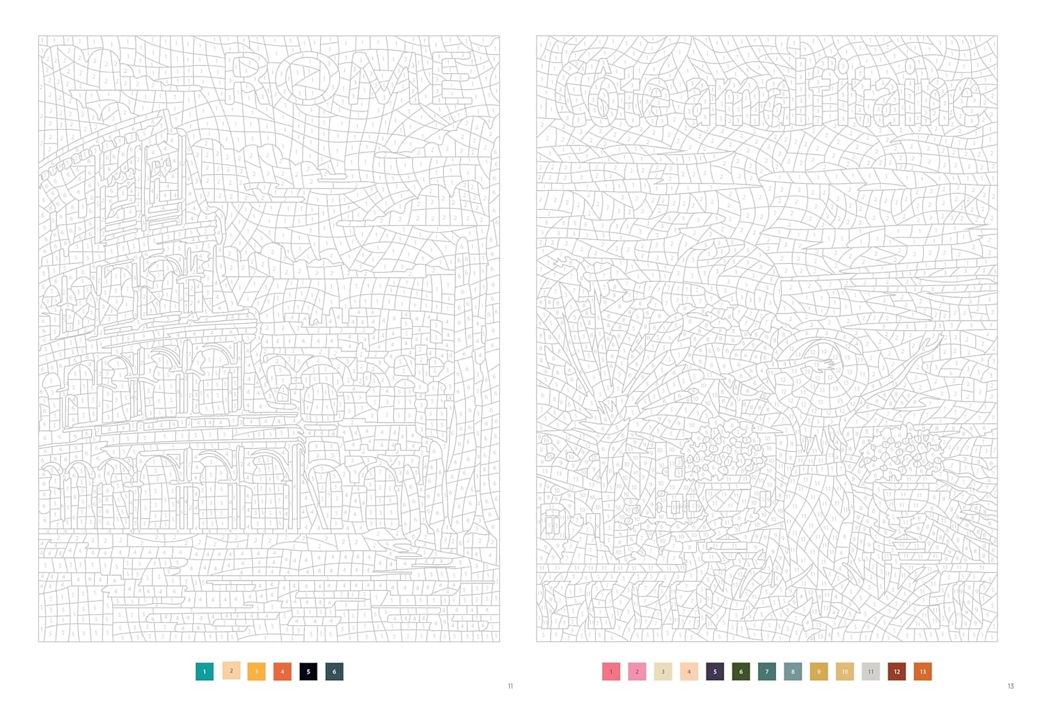 Dolce Vita - 40 Mystery Colorings!