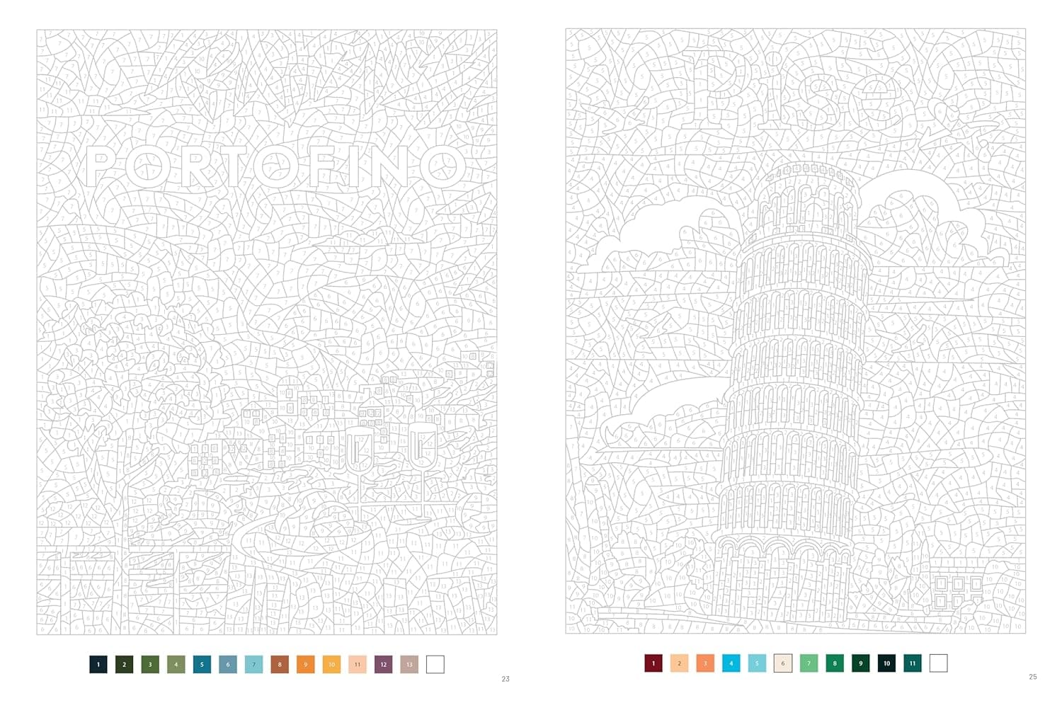 Dolce Vita - 40 Mystery Colorings!