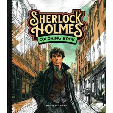 sherlock holmes coloring book