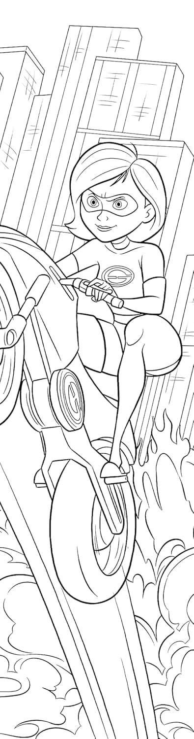 Pixar: 40 Bookmarks to Color