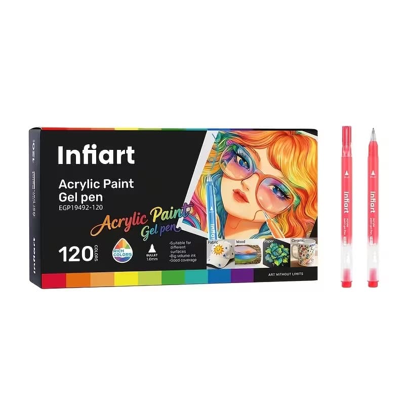 Infiart gel colored pens (120 color)