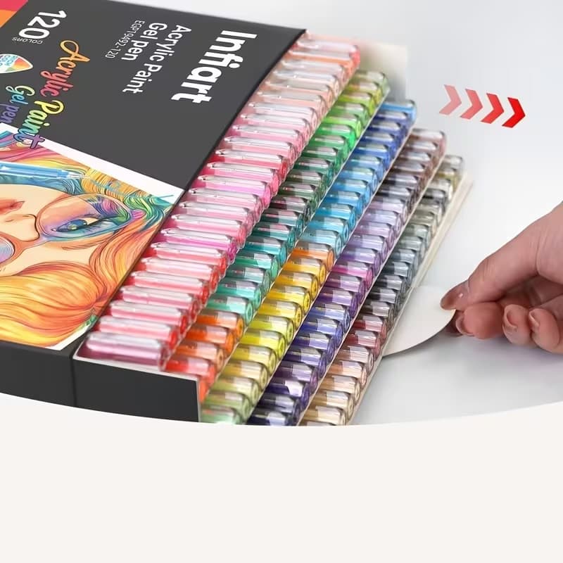 Infiart gel colored pens (120 color)