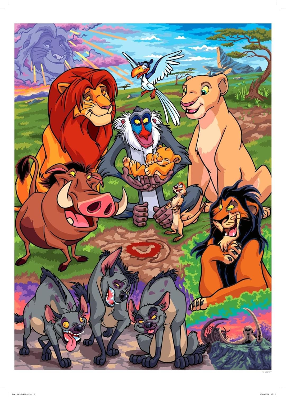 Poster- Disney Le Roi Lion (Lion king)