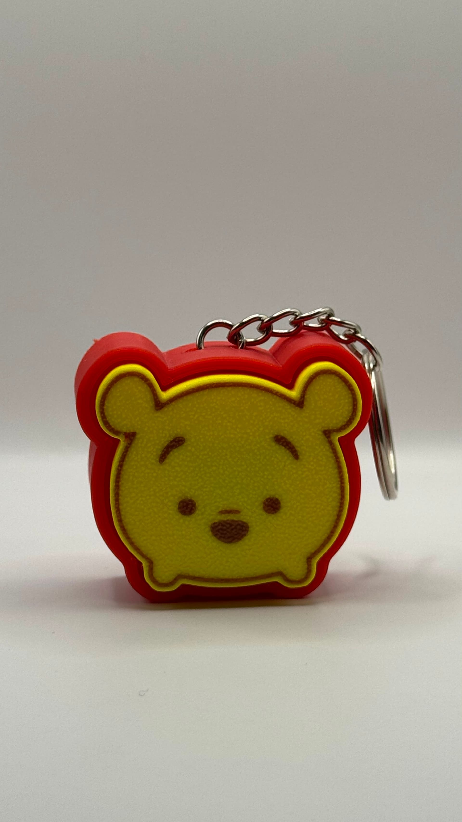 Pooh fidget clicker keychain