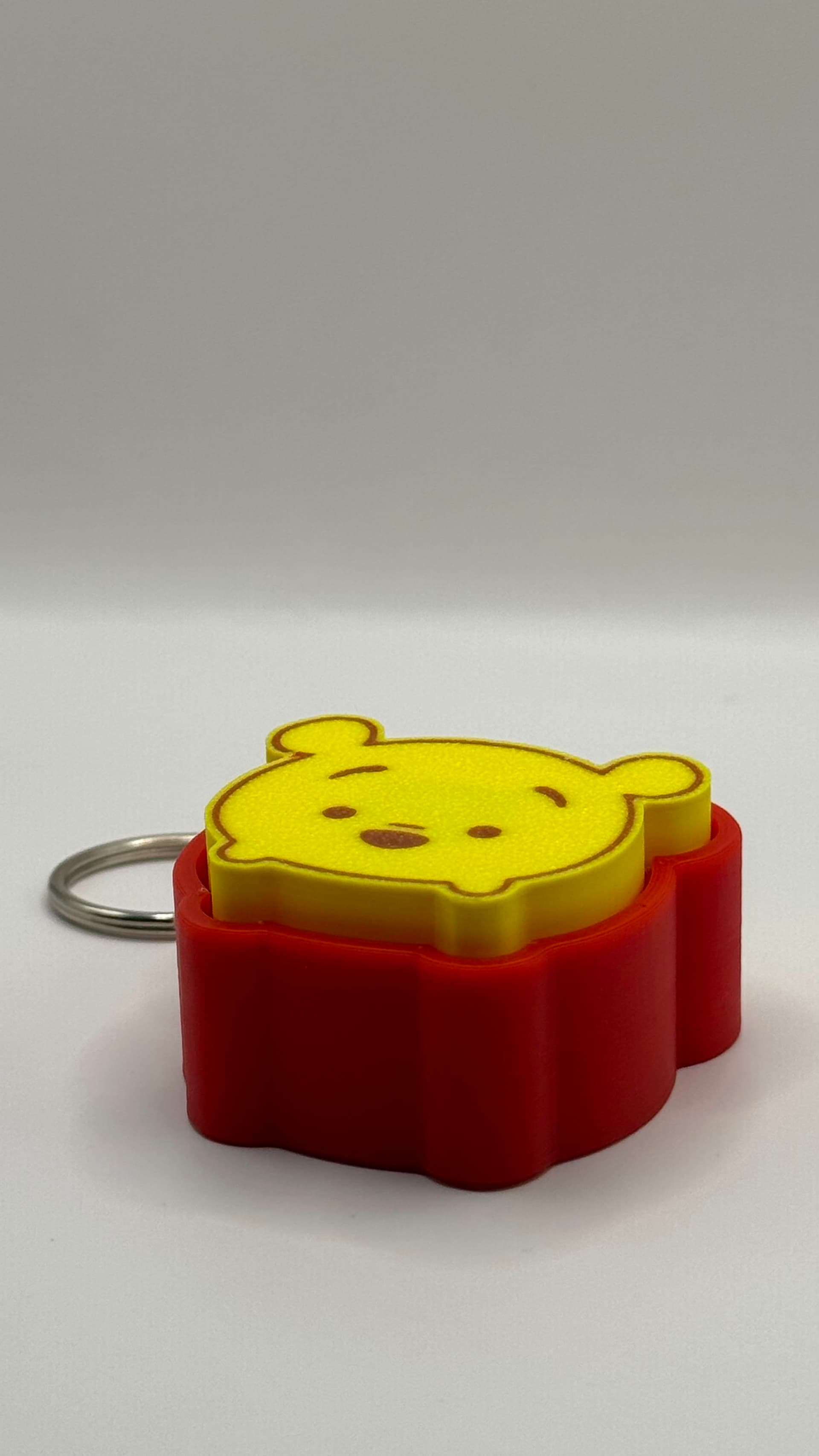 Pooh fidget clicker keychain
