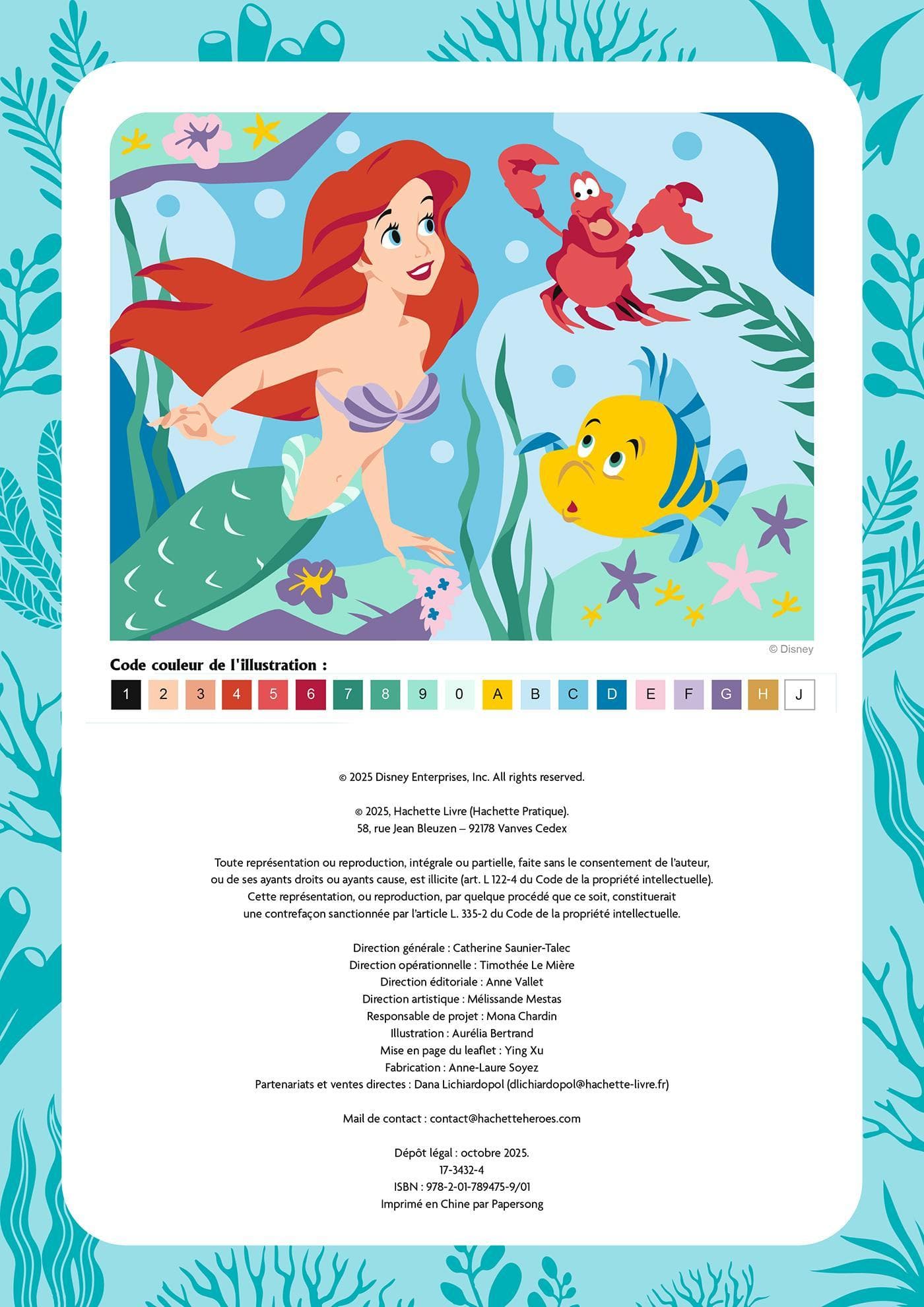 Official Disney diamond painting kit -Little mermaid