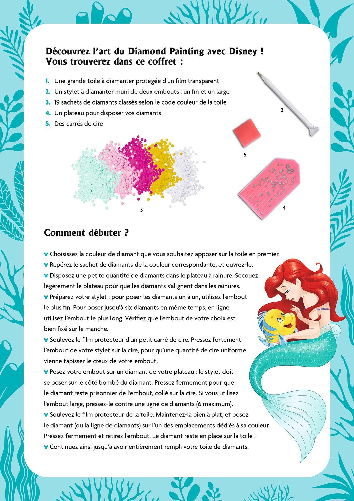Official Disney diamond painting kit -Little mermaid