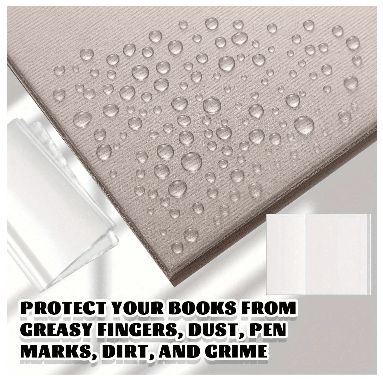 Plastic book cover A4 size (1 pcs)
