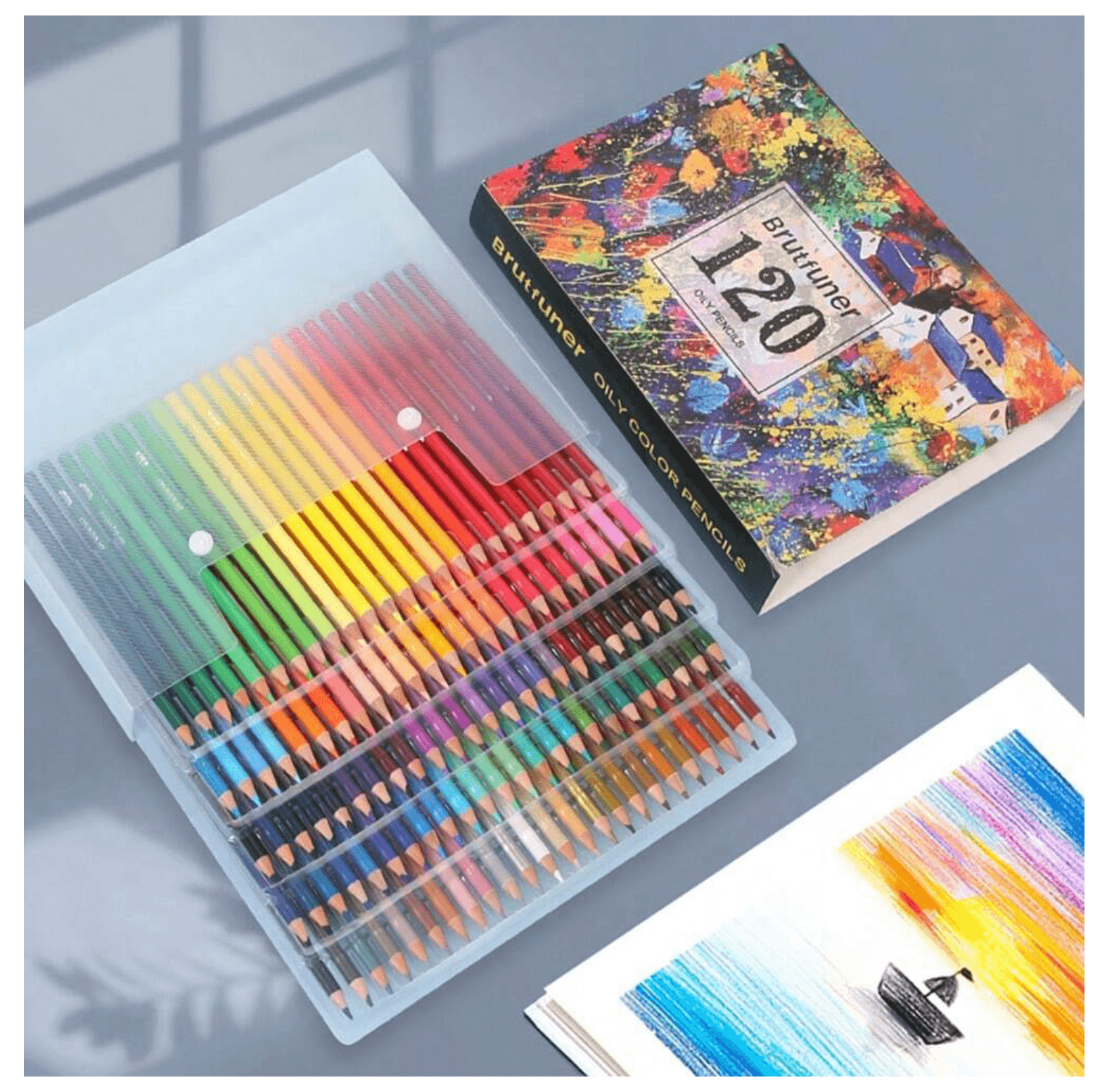 Brutfuner Oily colored pencils (120 colors)