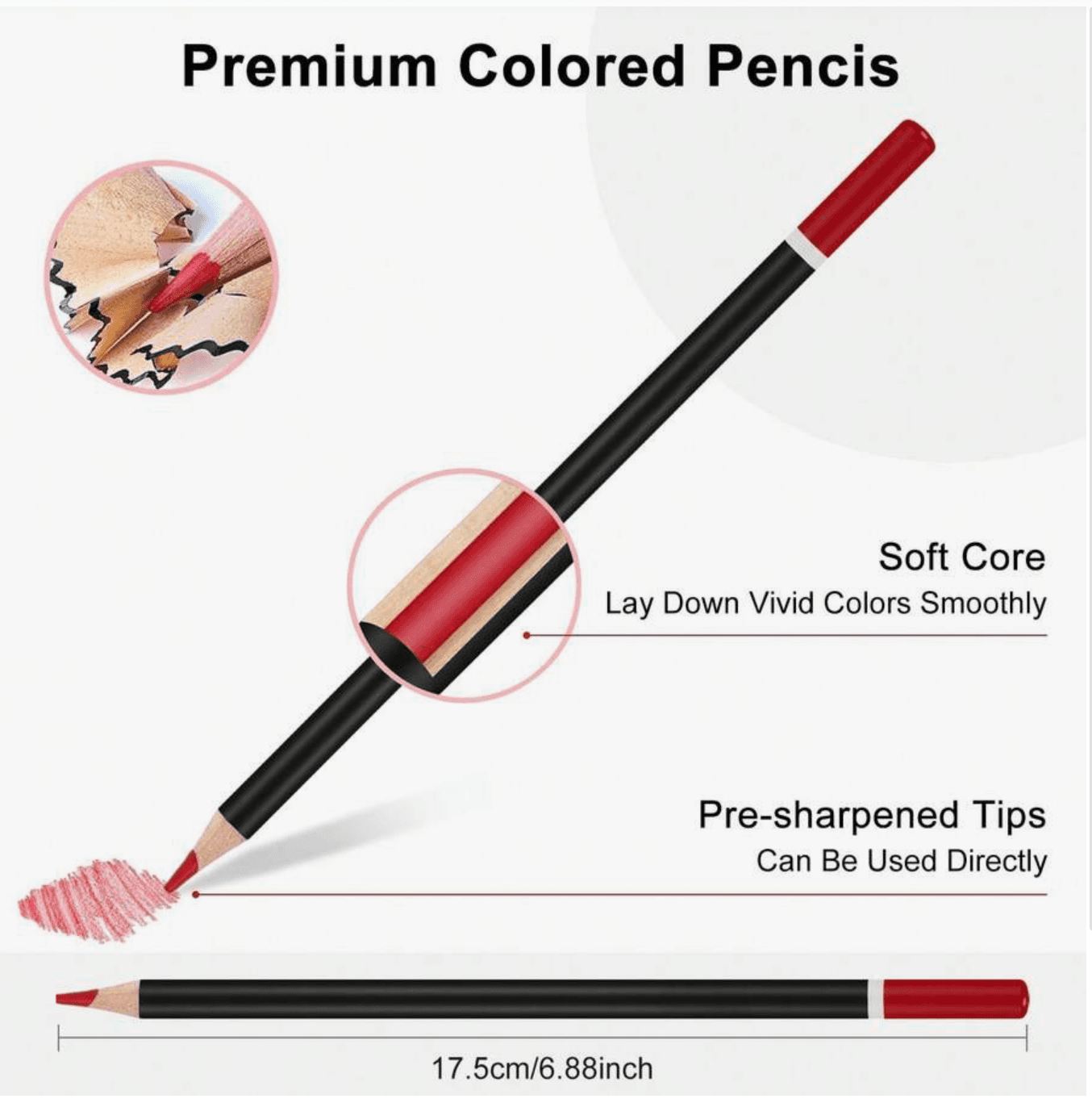 Oil based colored pencils (72 colors)