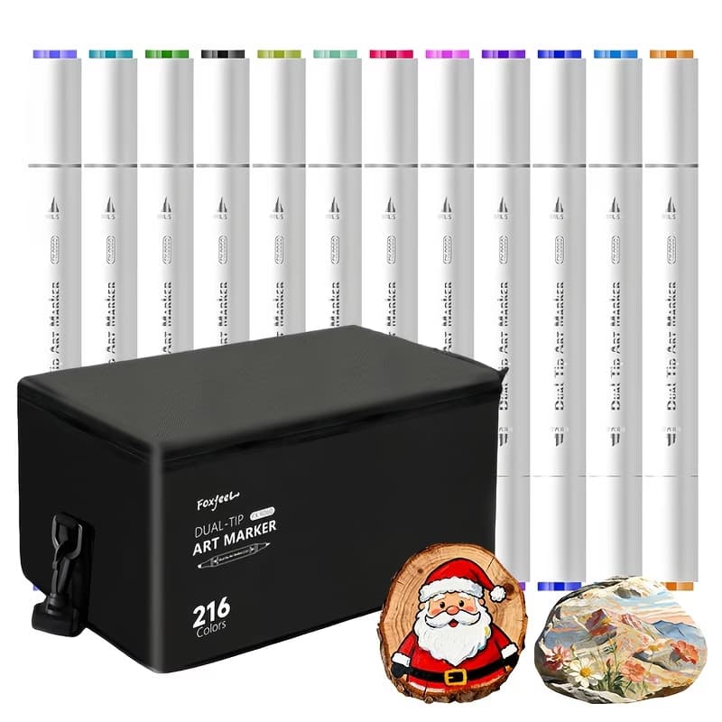 Fox feel alcohol markers (216 colors)
