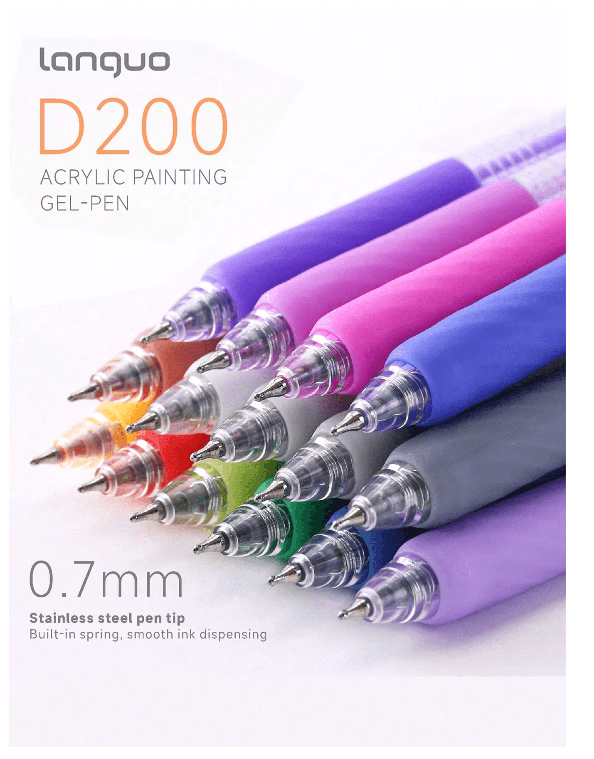Languo acrylic painting gel pen (144 colors)