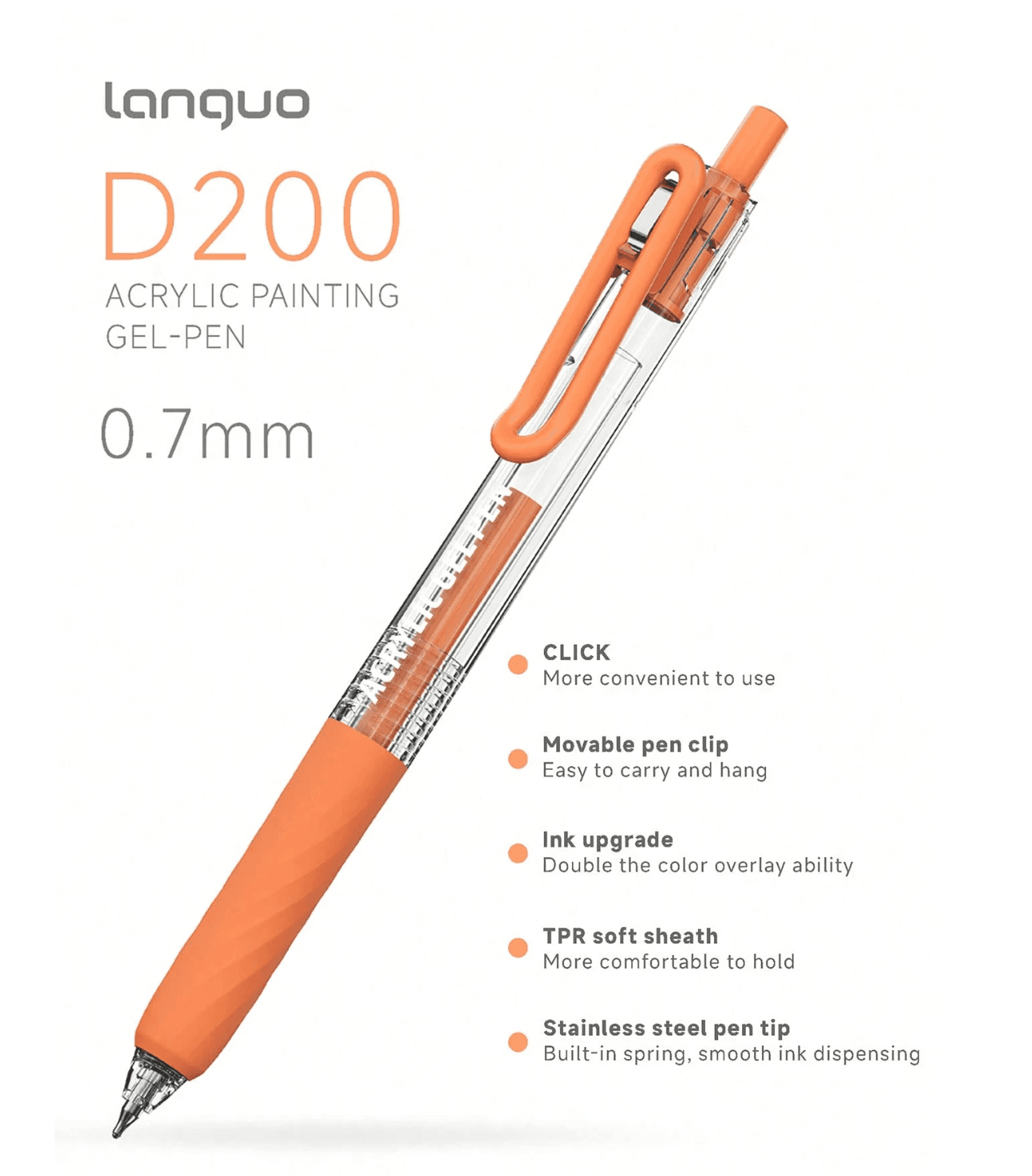 Languo acrylic painting gel pen (144 colors)
