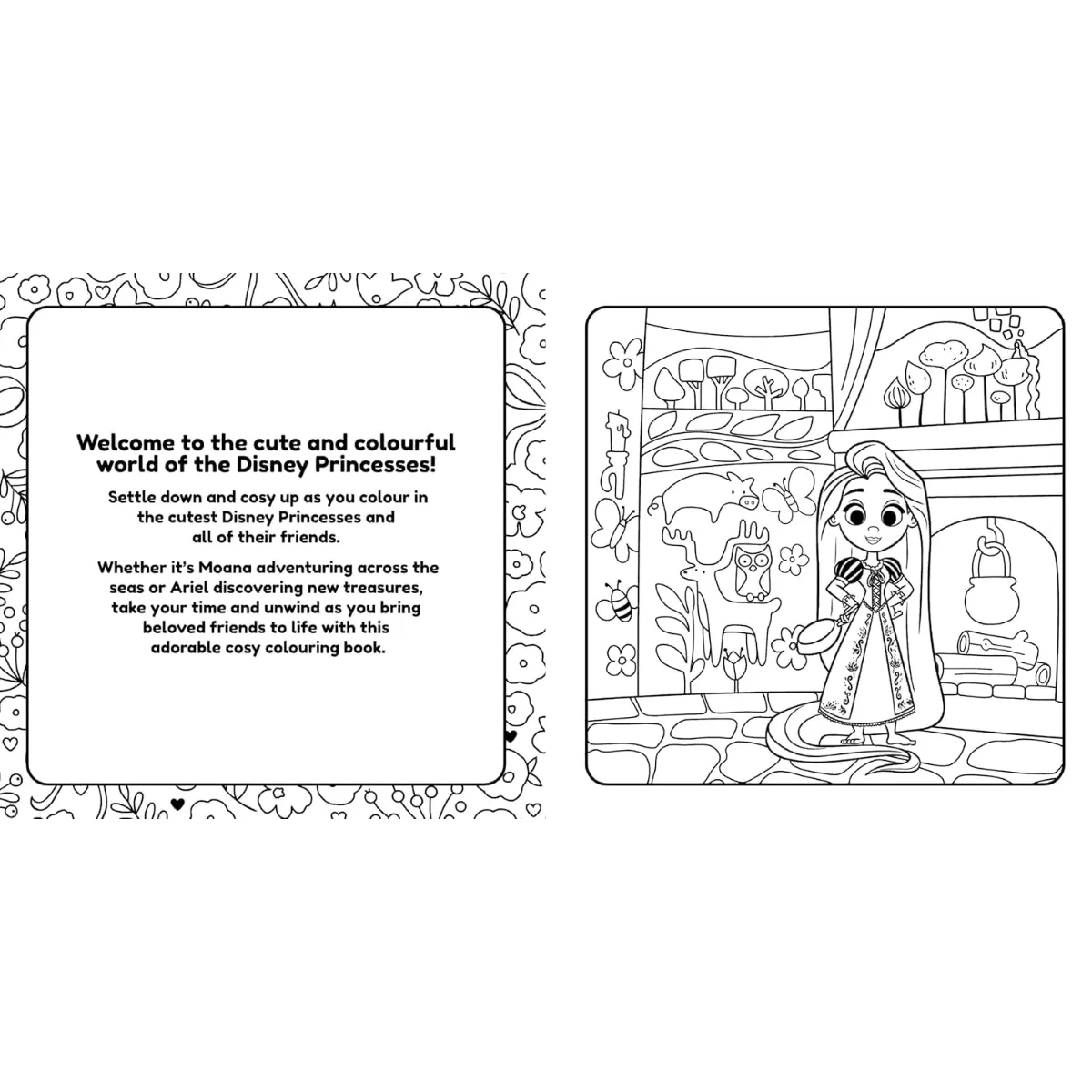 Disney cozy coloring (princess)