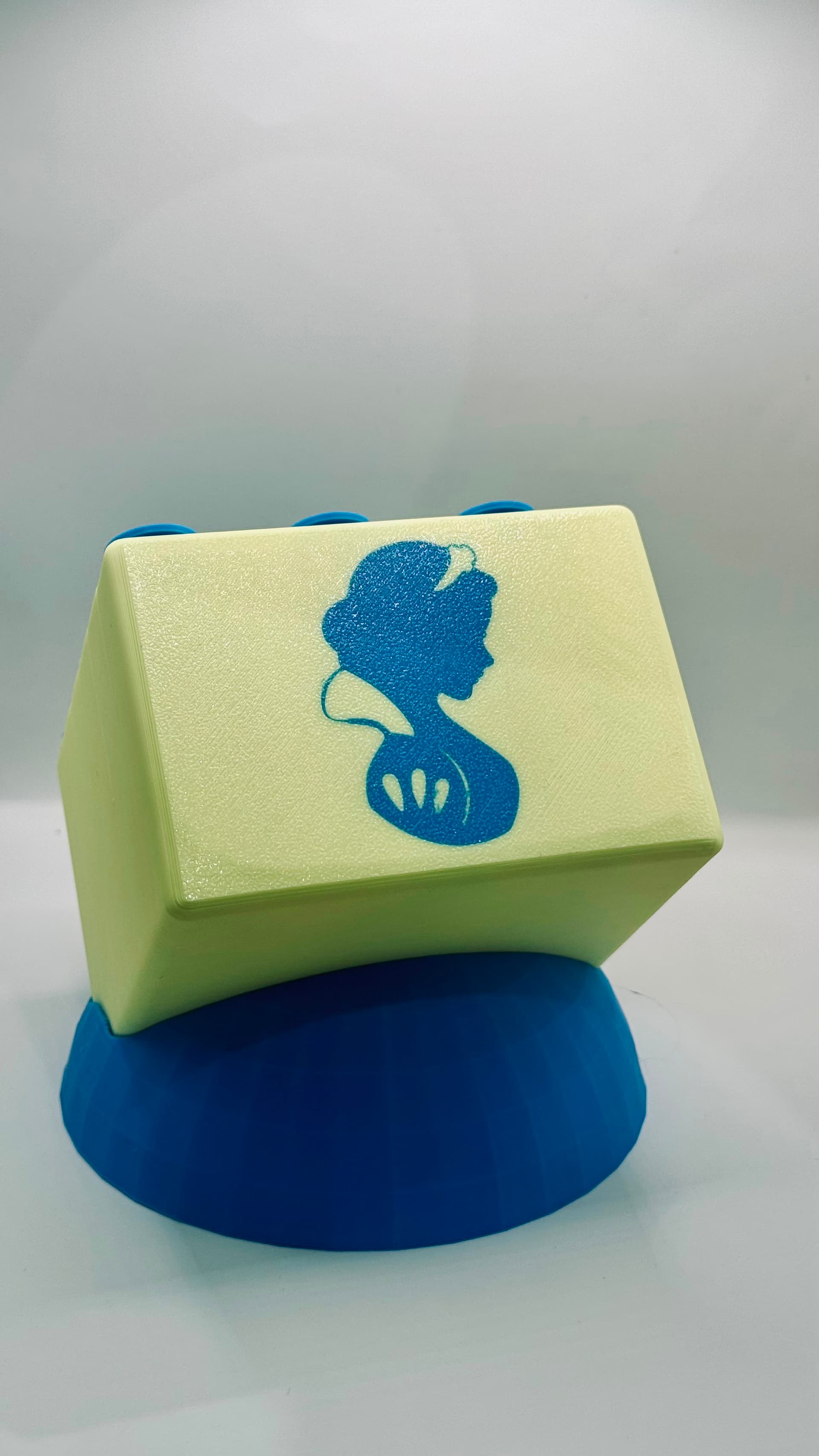 Snow white numbered markers holder