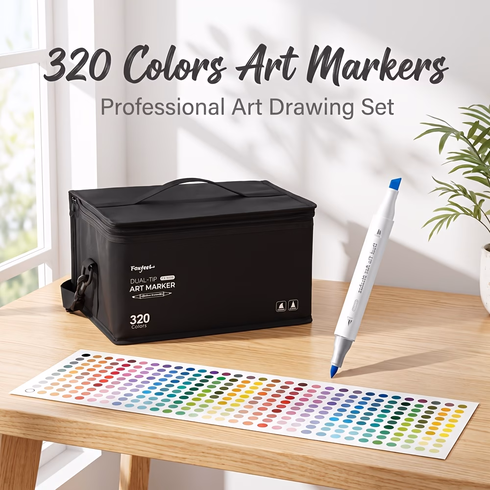 Fox feel alcohol markers (320 colors)