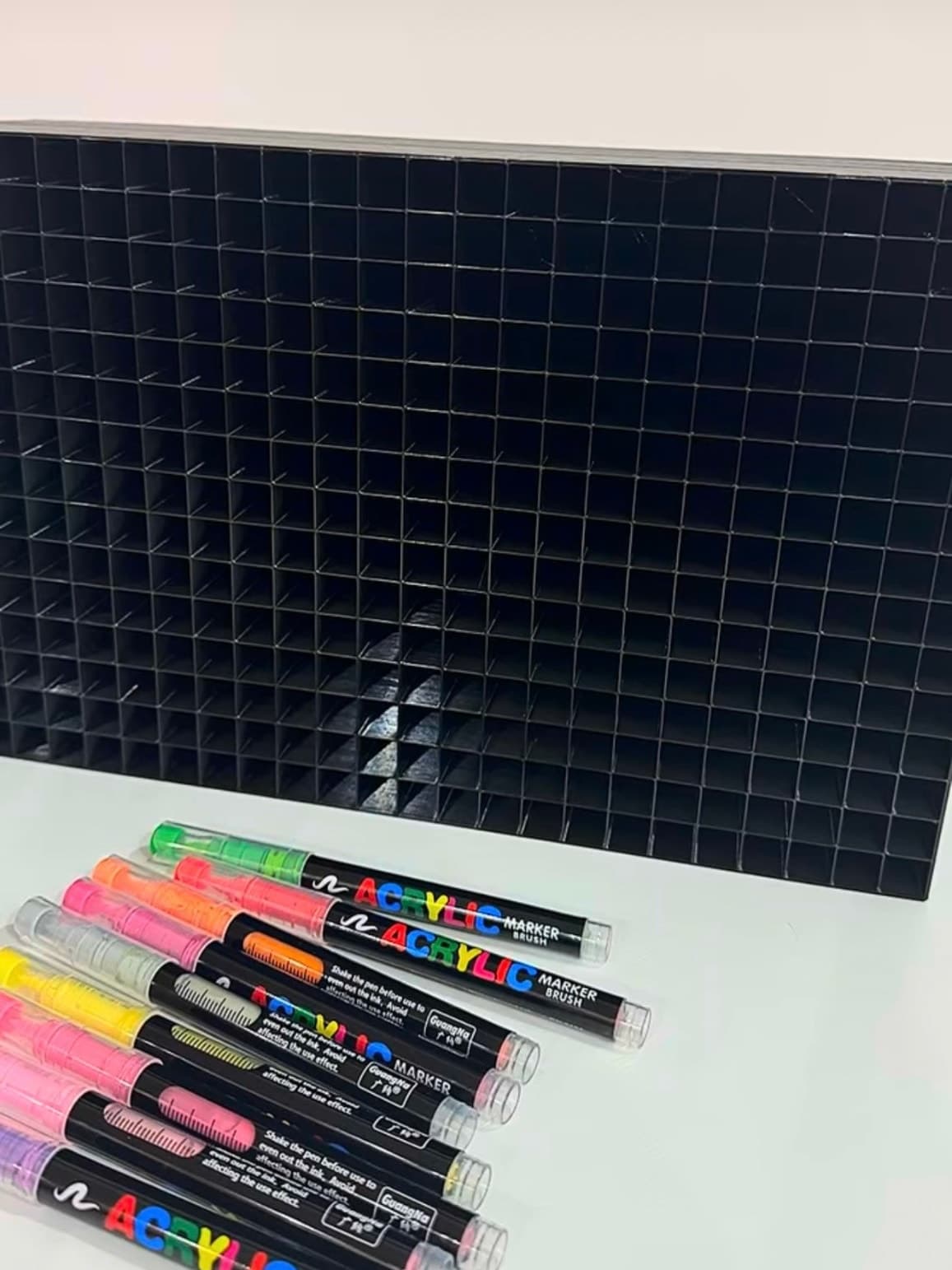 Acrylic Markers Organizer - White