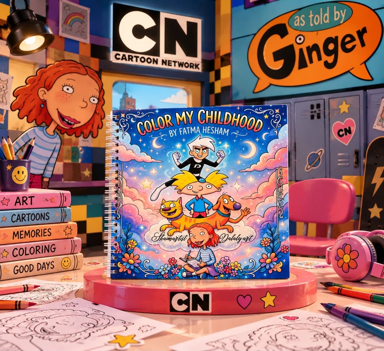 Color My Childhood coloring book