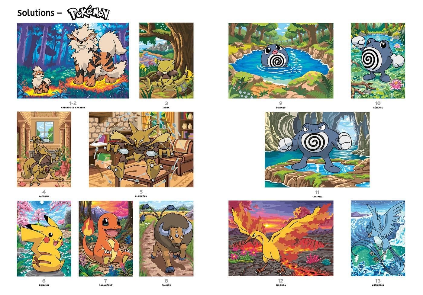 Coloriages Mystères - Pokémon Tome 2