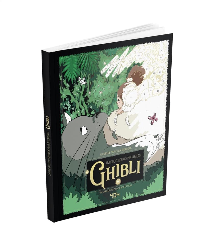 Ghibili studios color-by-number