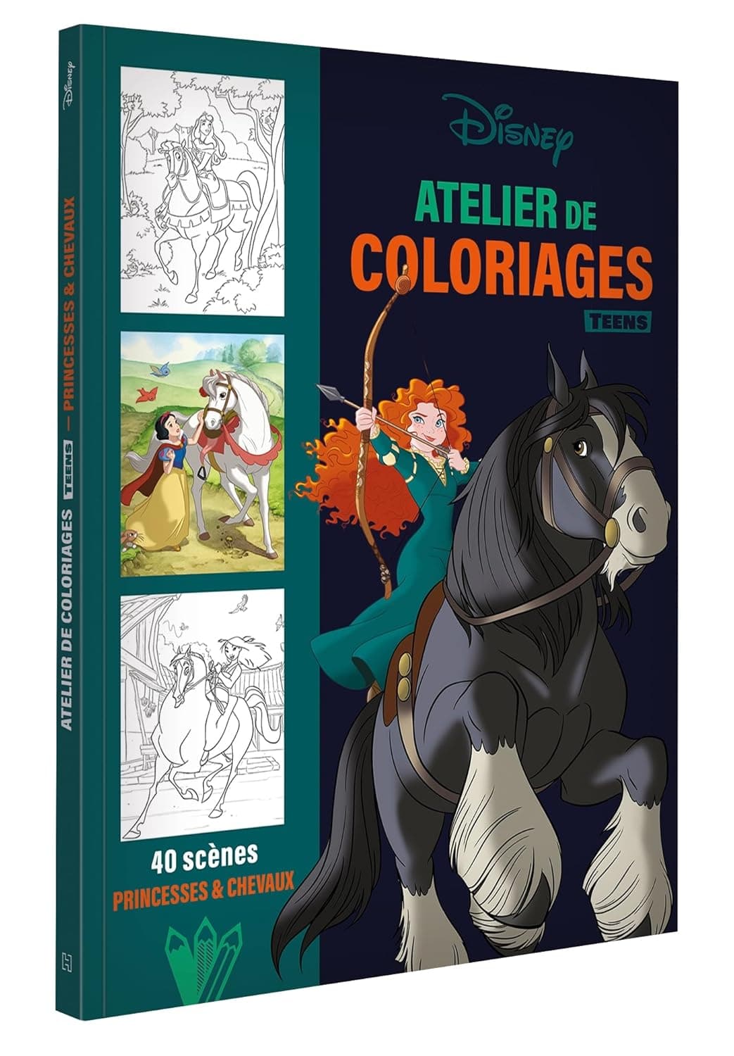 DISNEY TEENS - Atelier de coloriages - Princesses et chevaux