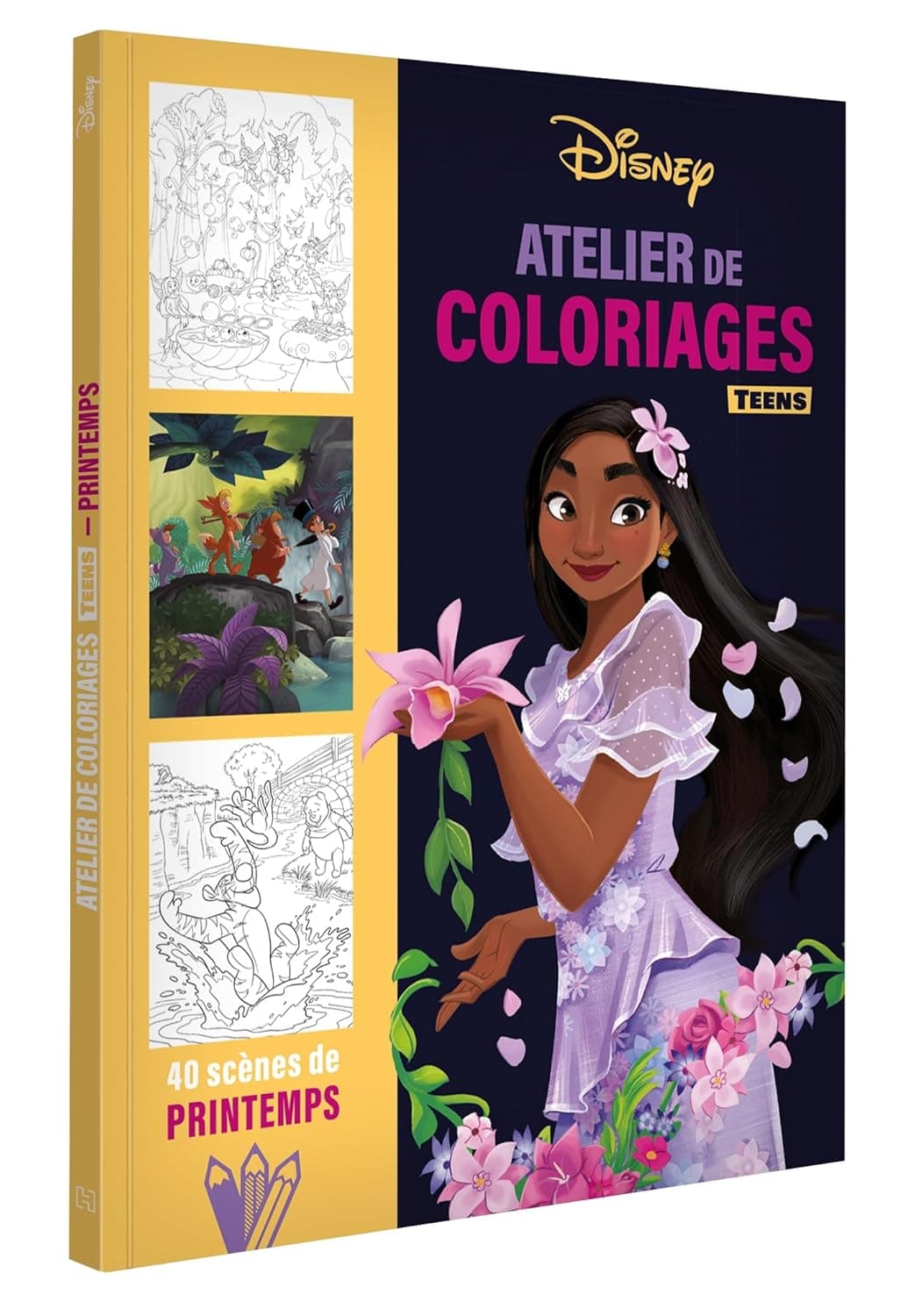 DISNEY TEENS - Atelier de coloriages-Scènes de printemps