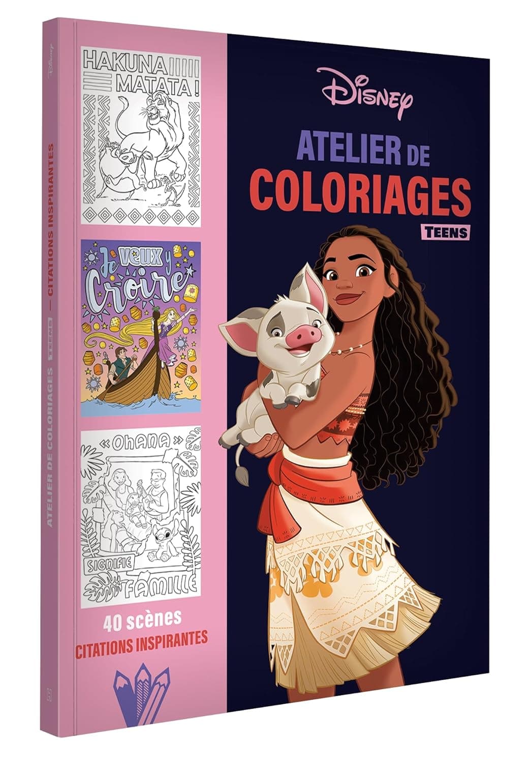 DISNEY TEENS - Atelier de coloriages-Citations inspirantes