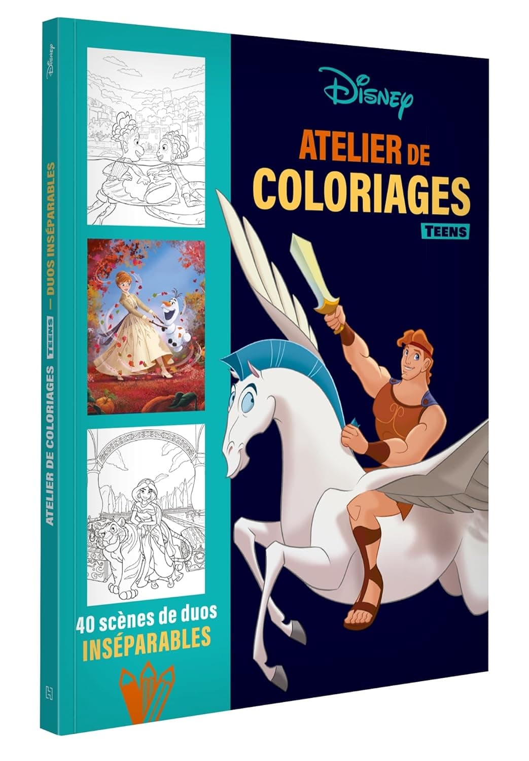 DISNEY TEENS - Atelier de coloriages-Les duos inséparables