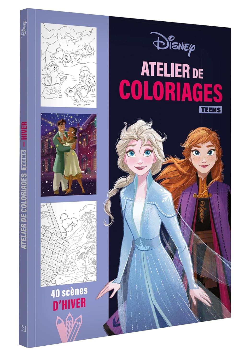 DISNEY TEENS - Atelier de coloriages-Scènes d'hiver