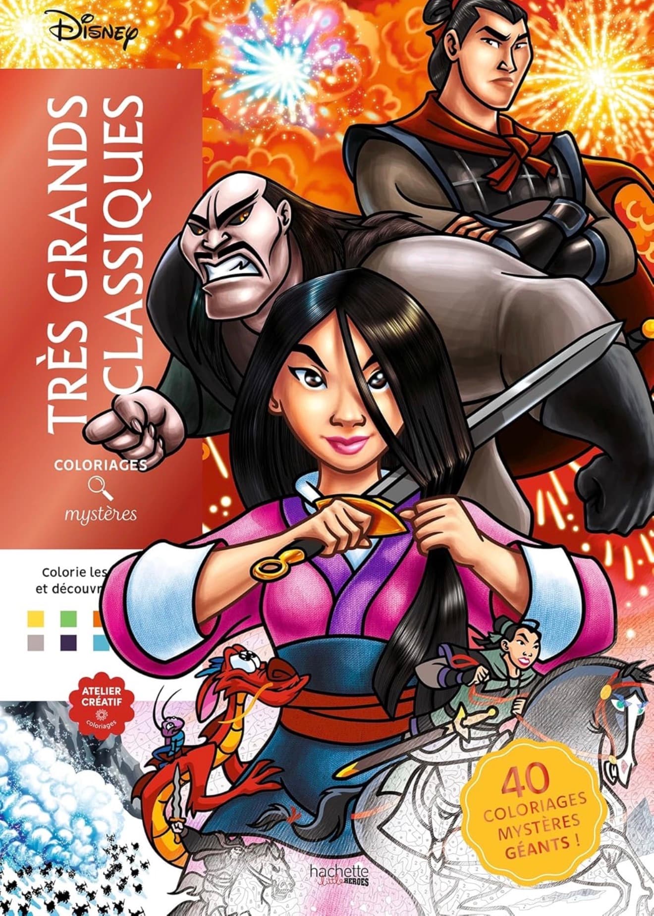 Coloriages mystères Disney - Très grands classiques:
