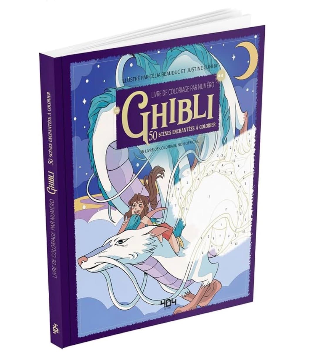 Livre de coloriage par numéro - Ghibli 2