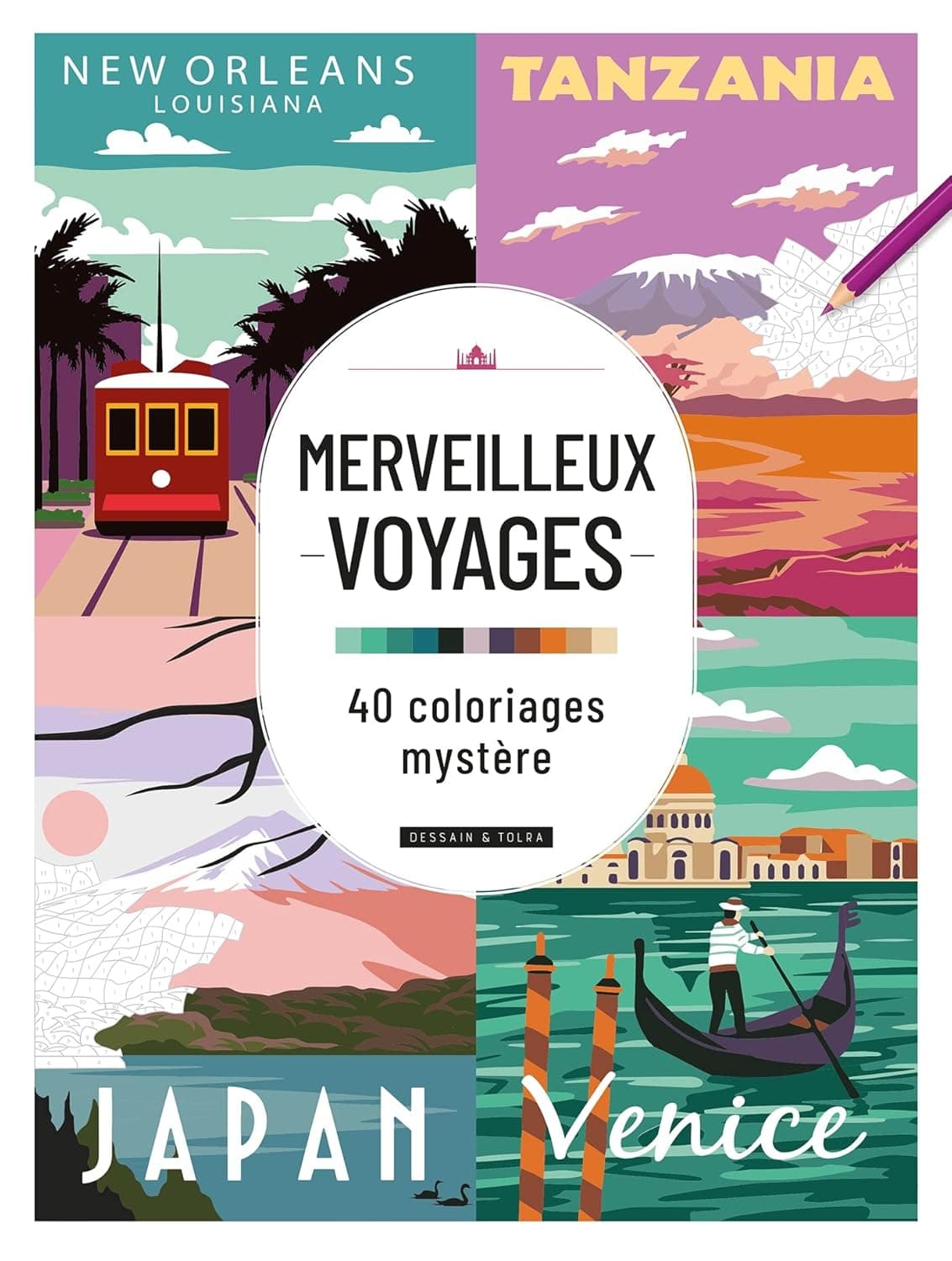 Wonderful Journeys – 40 Mystery Coloring Pages