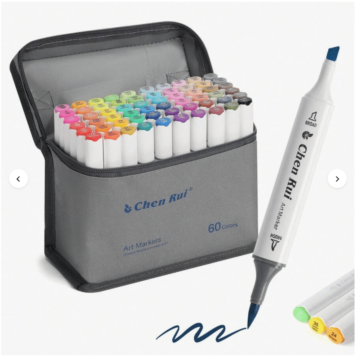 Chen Rui Alcohol markers 60 colors - new edition