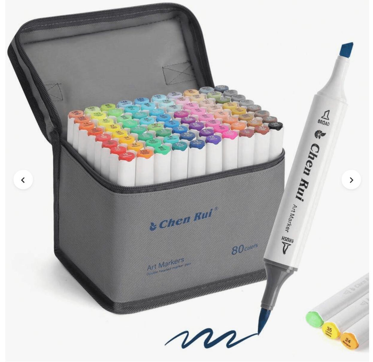 Chen Rui Alcohol markers 80 colors - new edition