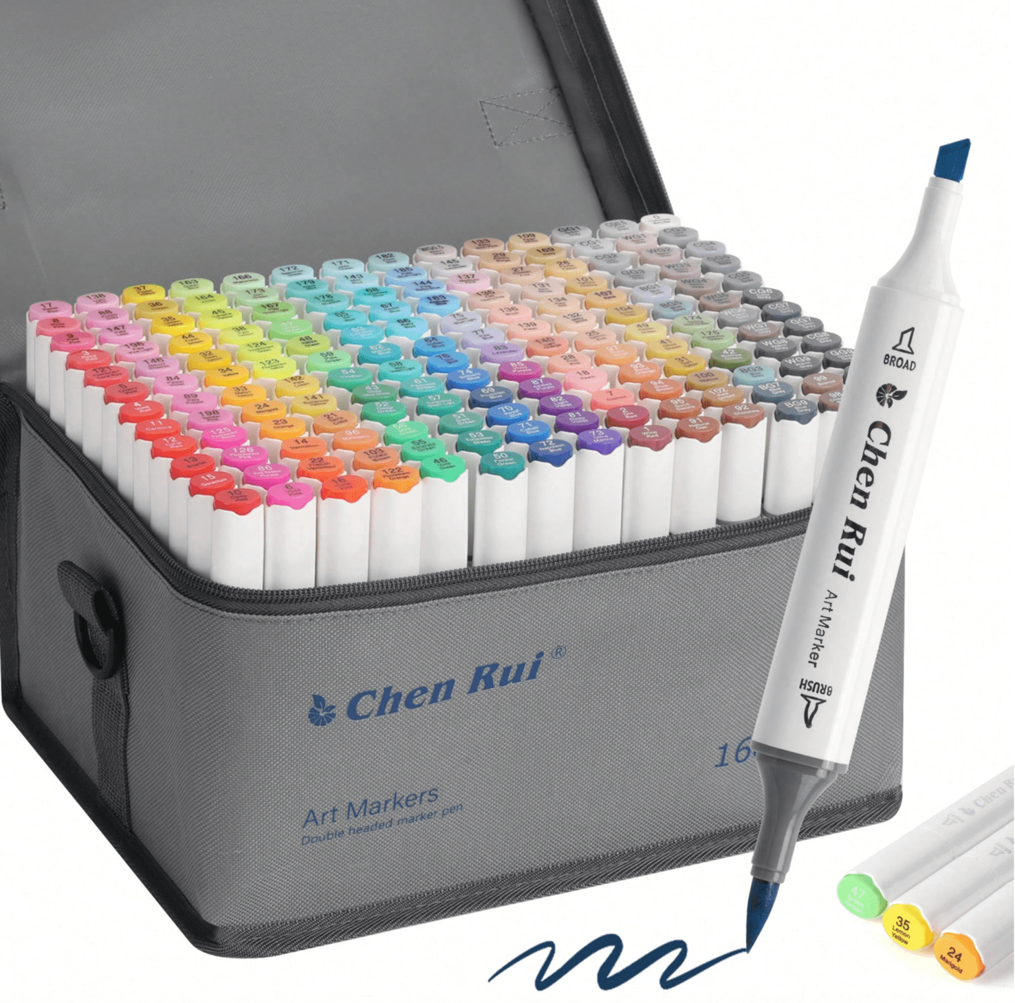 Chen Rui Alcohol markers 168 colors - new edition