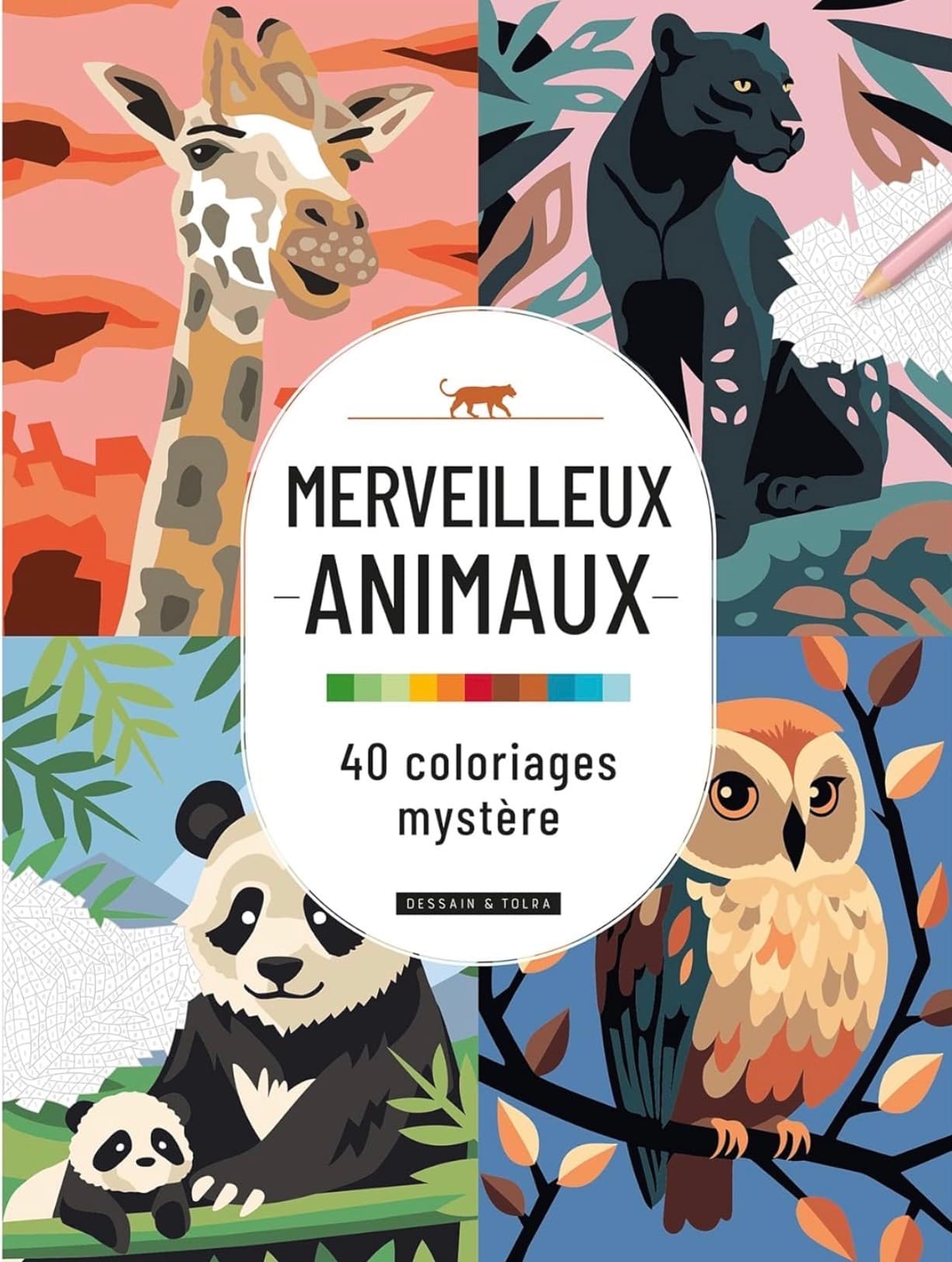 Wonderful Animals – 40 Mystery Coloring Pages