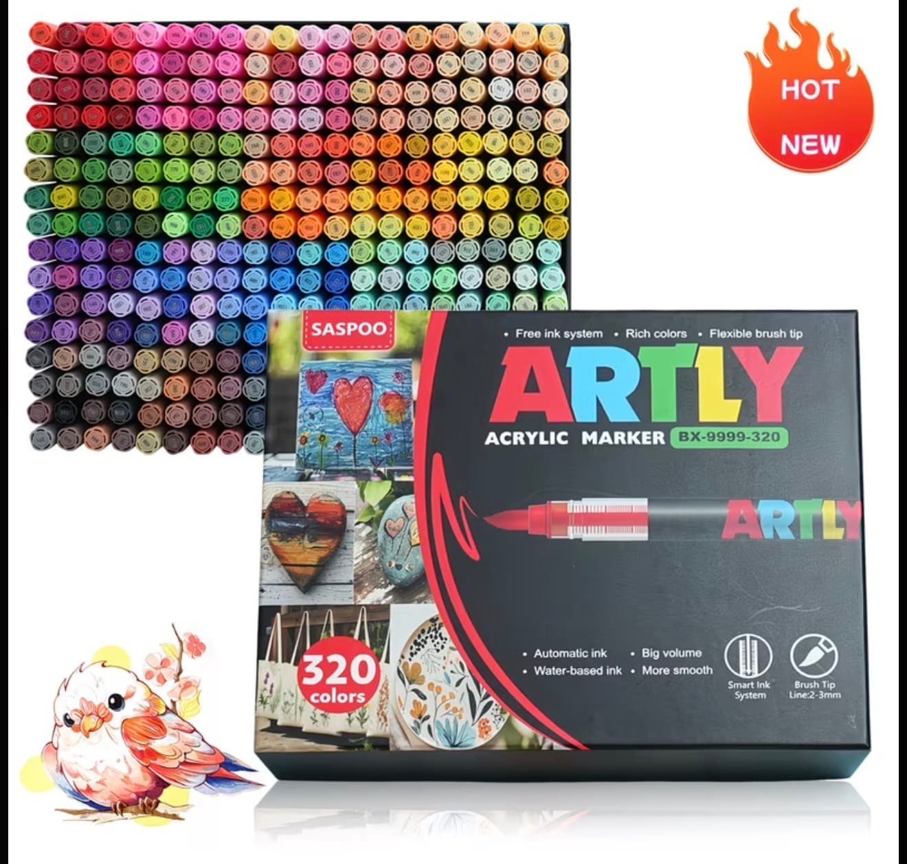 Artly 320 acrylic markers