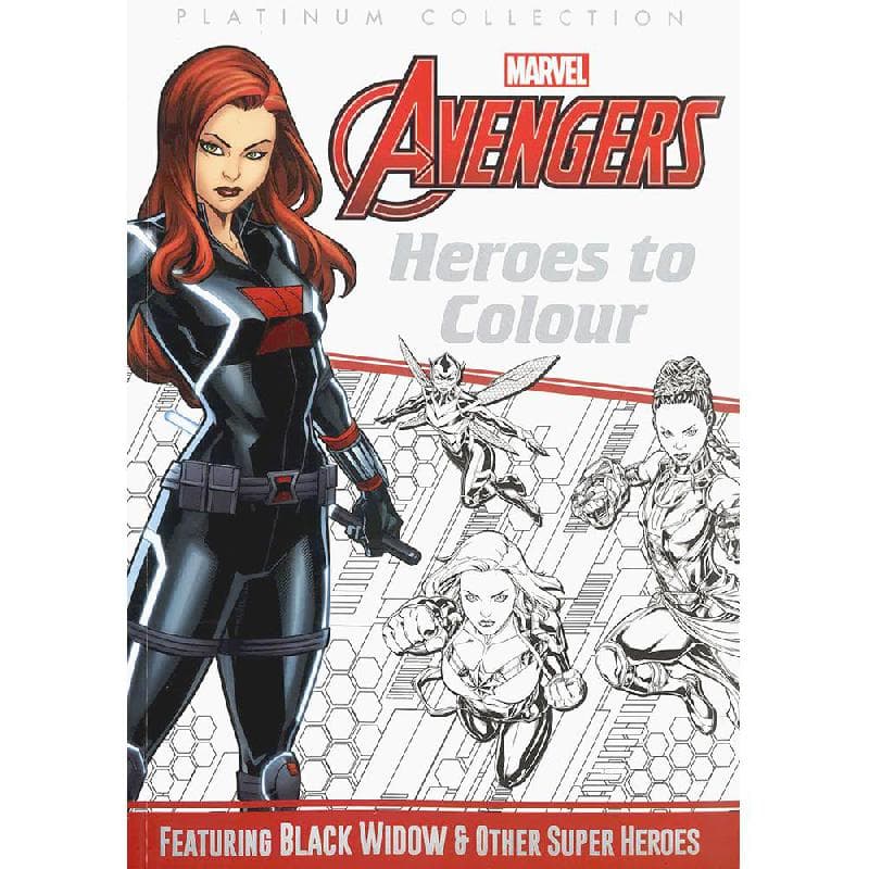 Black Widow Coloring Book