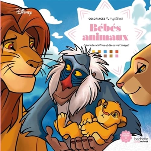 Grand Carré – Bébés Animaux (Large Square – Baby Animals)
