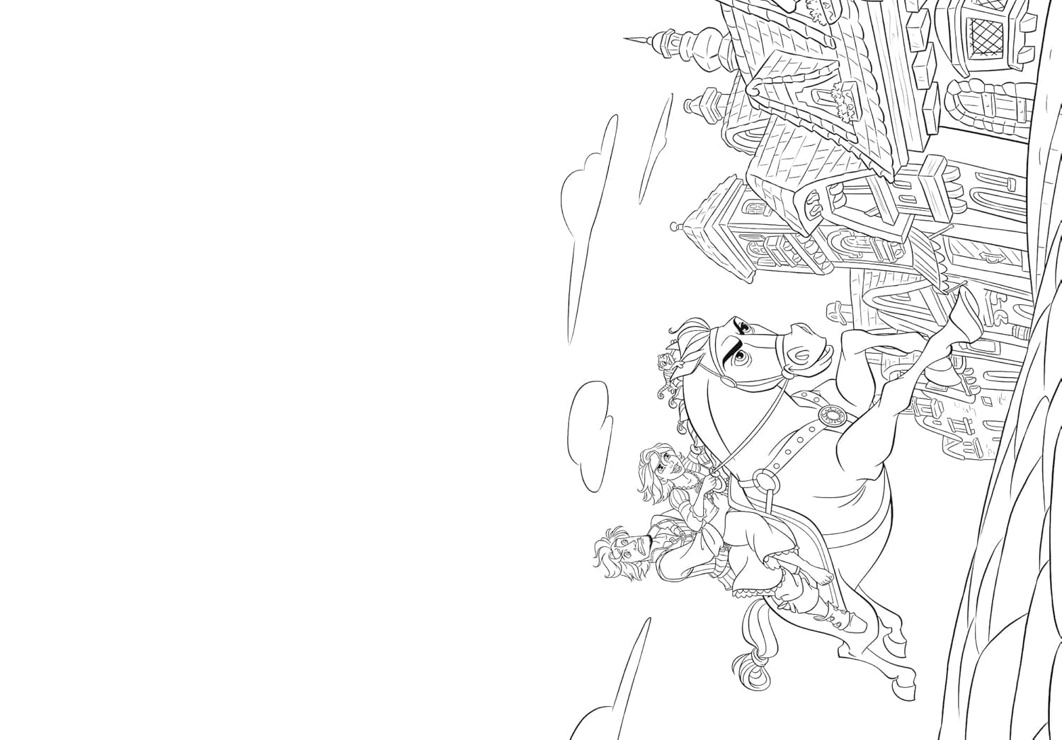 DISNEY TEENS - Atelier de coloriages-Scènes d'action