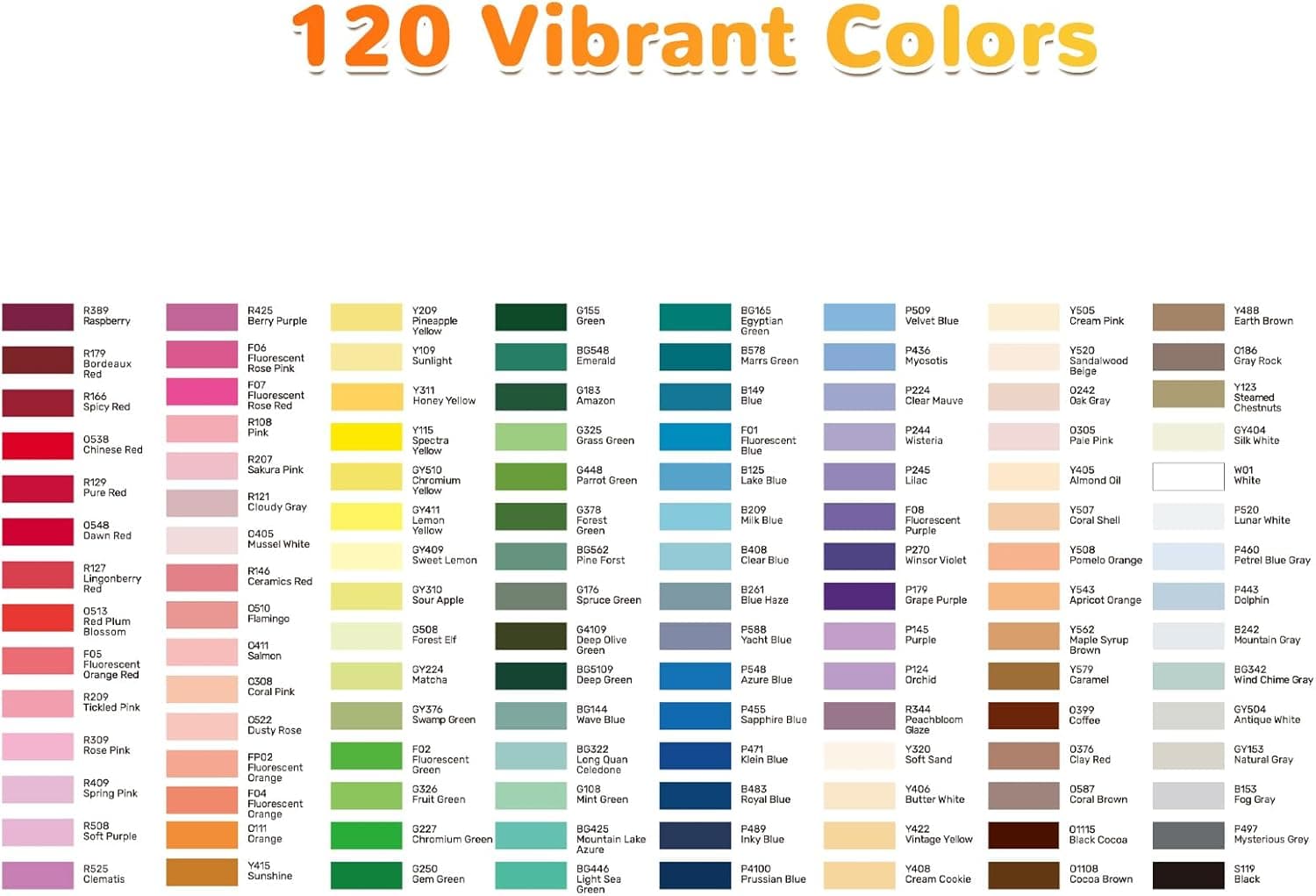 Infiart acrylic markers 120 colors