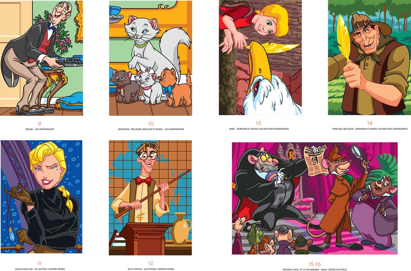 Disney Mystery Coloring Book - Heroes & Villains, the Battle