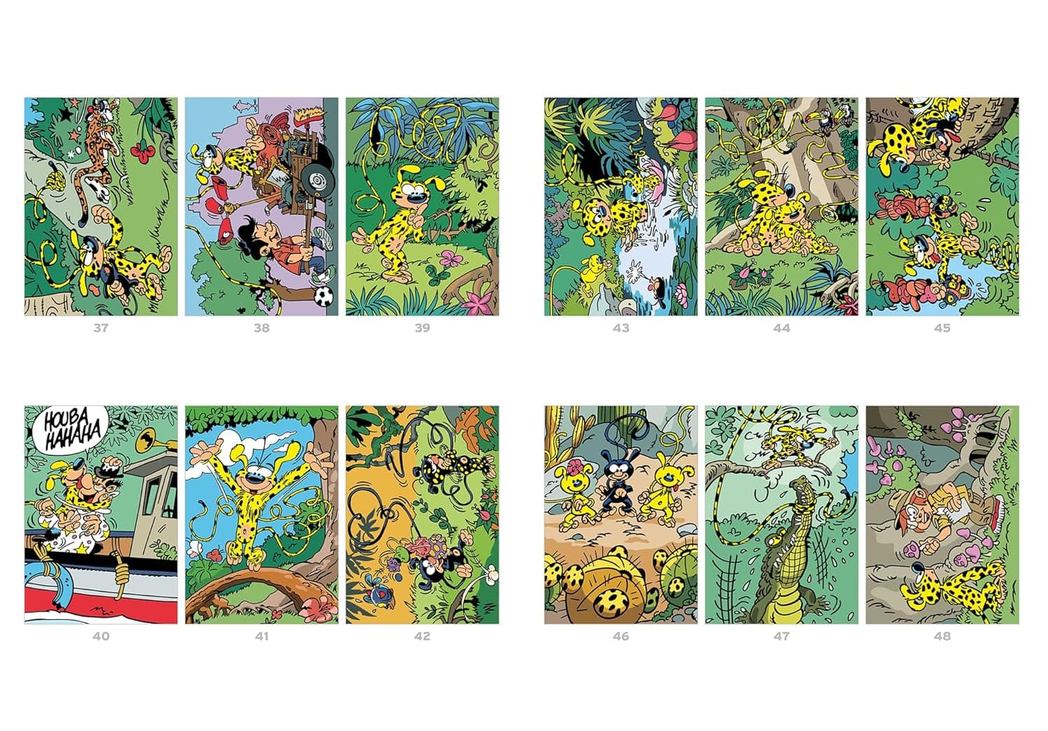 Coloriages mystères - Marsupilami